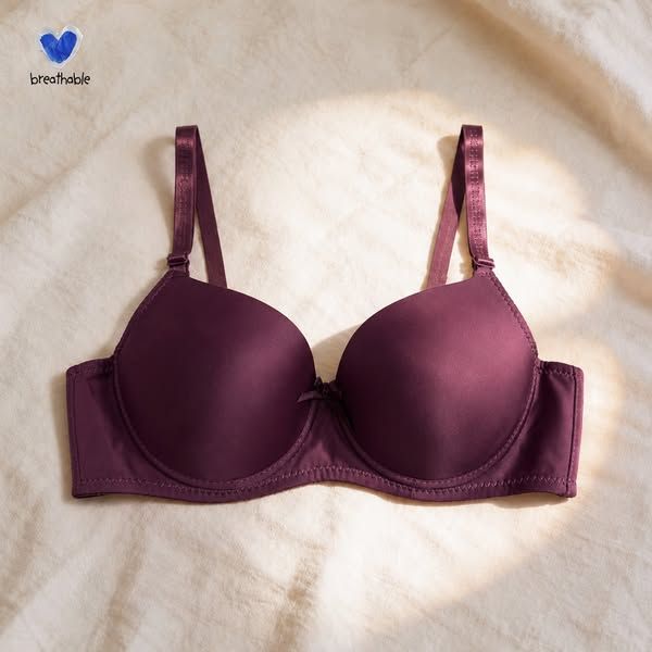 Breathable Full Coverage Push-up Wired 3 Hook Bra