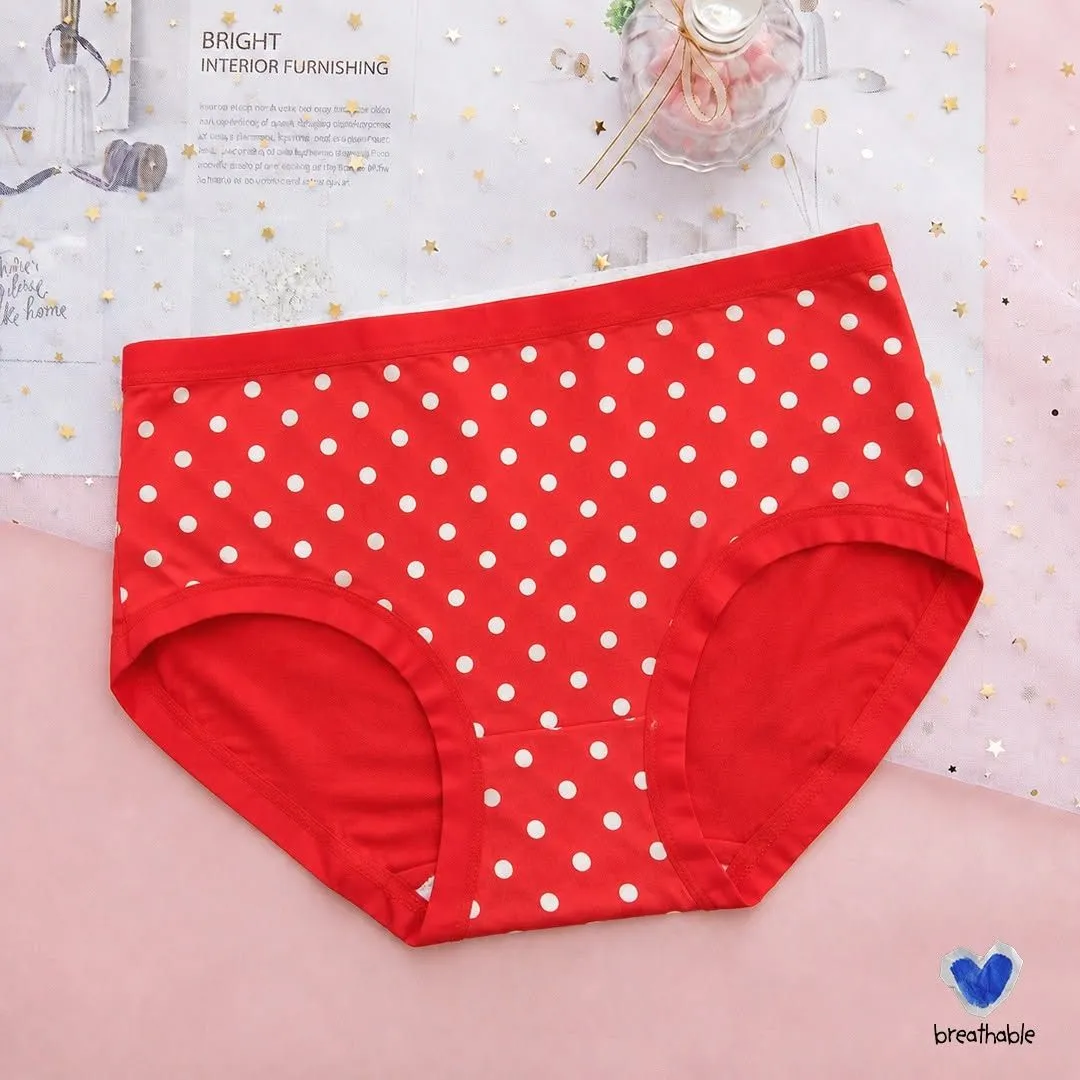 Breathable Seamless Polka Dot Panty
