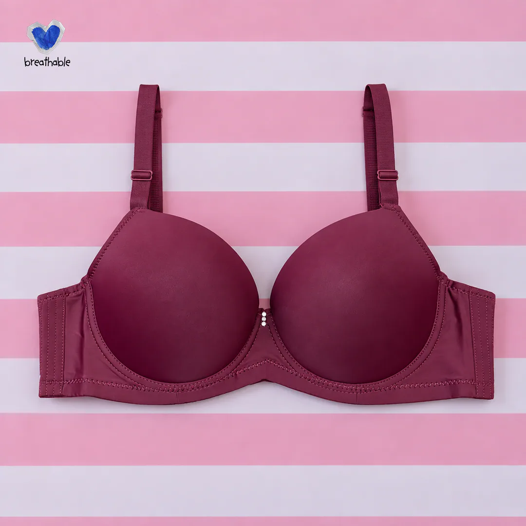 Breathable Full Coverage Push-up Bra