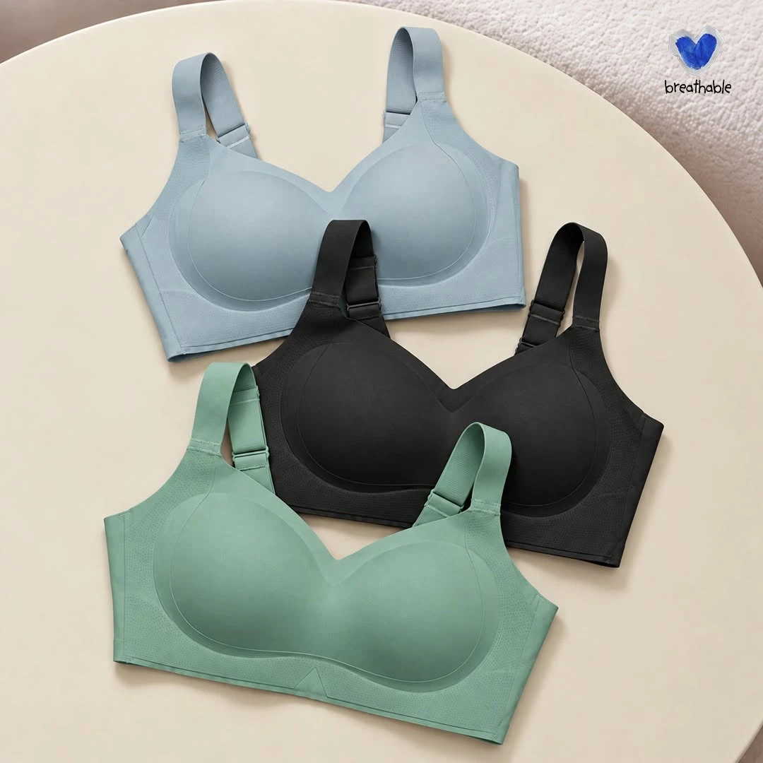 Breathable Seamless Minimizer Bra