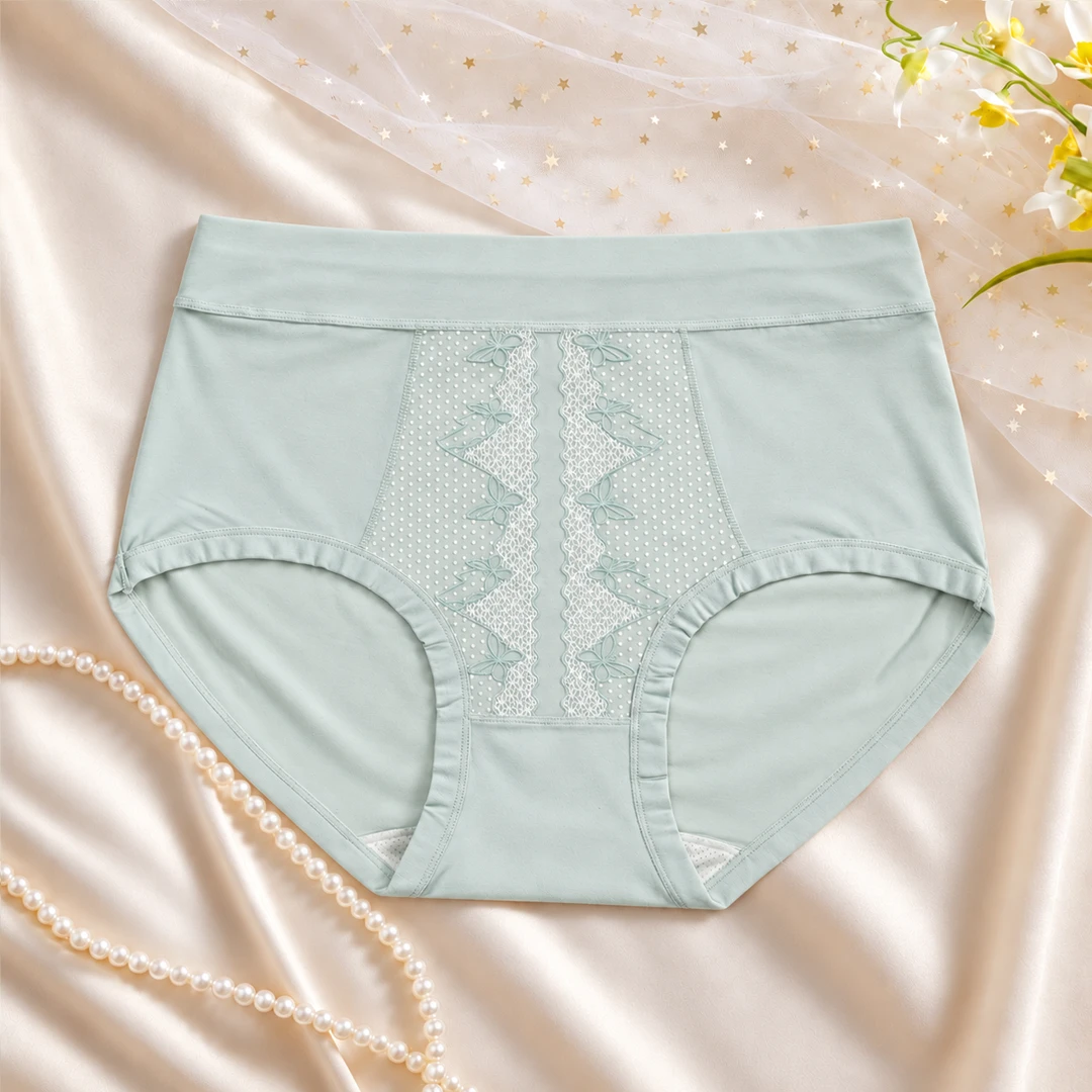 Breathable Dotted Butterfly Seamless Panty